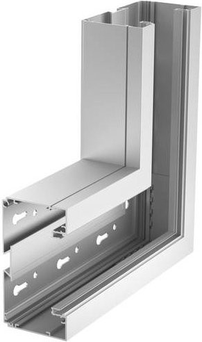 Rehau Flachwinkel 6133282 in Silber, Breite: 27 cm, Tiefe: 7 cm - Bild 1
