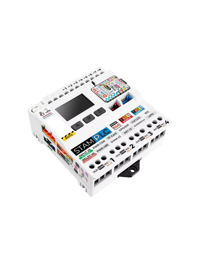 M5Stack M5stamp PLC ESP32-S3FN8-Controller mit M5stampS3 in Weiß - Bild 1