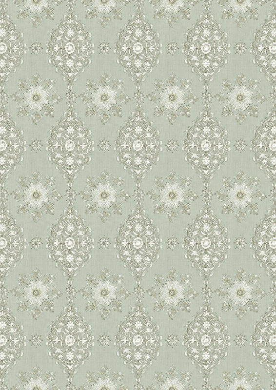 Lewis & Wood Tapete Pashmina Minton mit floralem und orientalischem Design aus Vlies - Bild 2