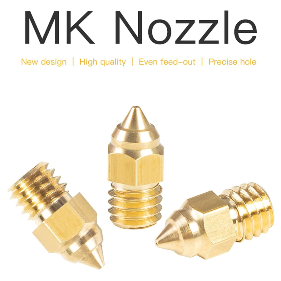 Creality Original Messingdüsen für CR-6 SE, Ender 3 S1, S1 Pro, S1 Plus und V2 Neo 3D-Drucker in Gold - Bild 2