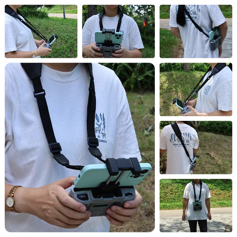 DJI Strap Lanyard für Fernbedienungen RC-N1, RC-N2, RC-N3 sowie NEO, Mini 2, Mini 3, Mini 4 Pro, Mini 5, Air 3S und Flip in Schwarz - Bild 3