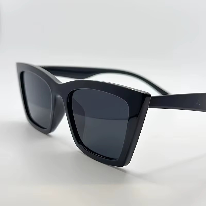 ERIKOLE Cat-Eye-Sonnenbrille, Vollrand, Kunststoff, Schwarz, Damen - Bild 3