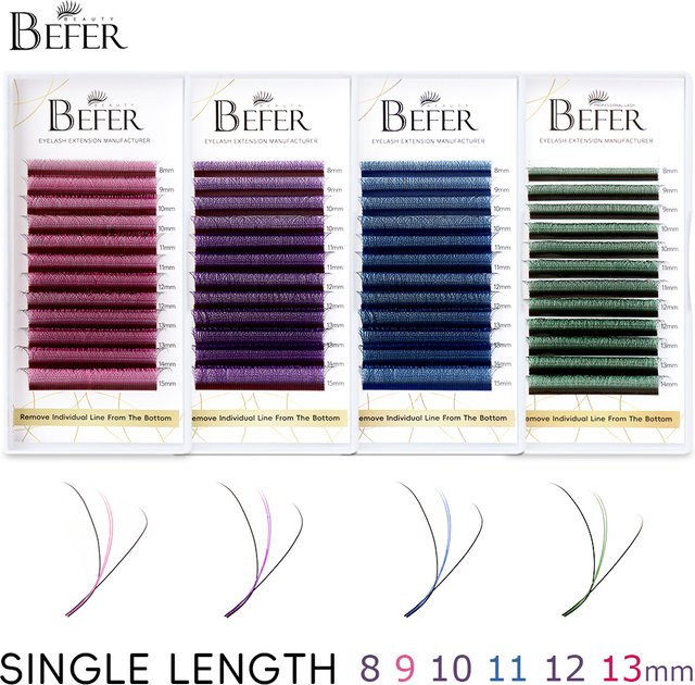 Befer Beauty Wimpernverlängerung 3D, Pink, Unisex - Bild 1