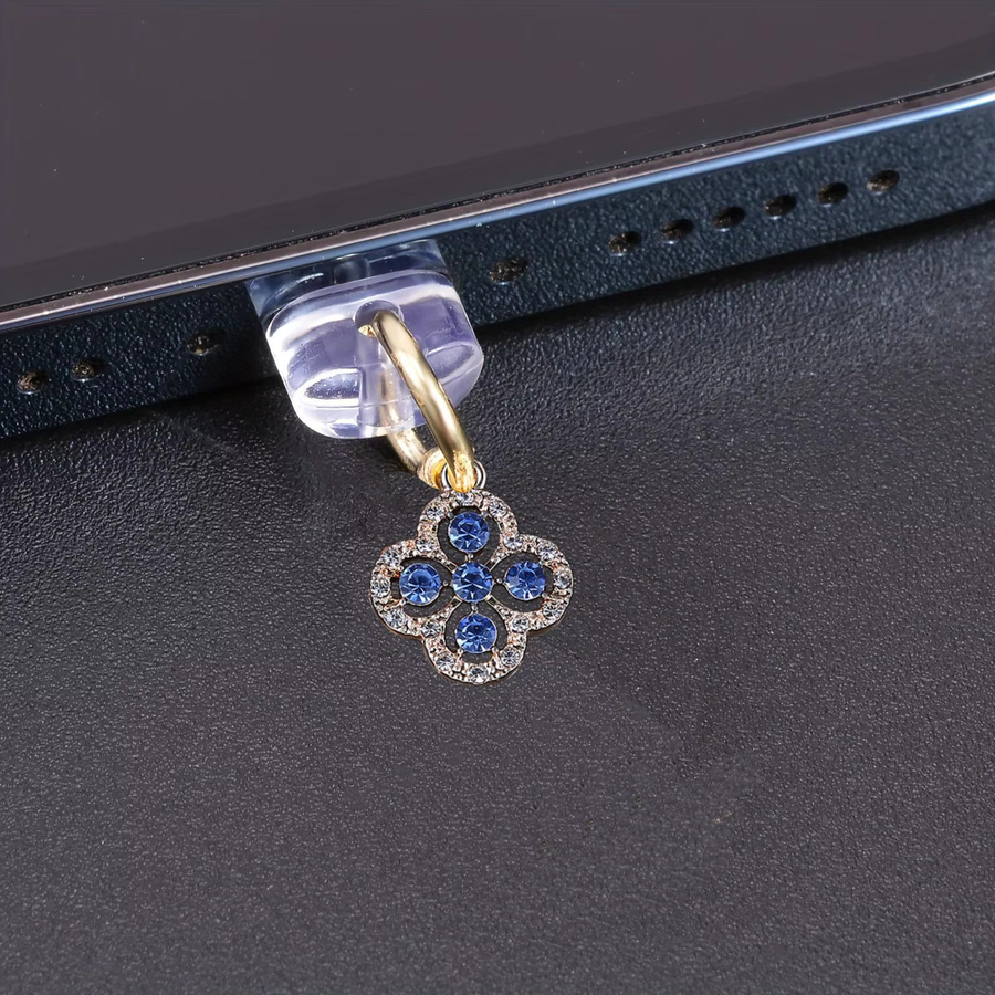 Telefon-Staubstecker für USB-C und iPhone in Transparent zum Schutz des Ladeanschlusses - Bild 1