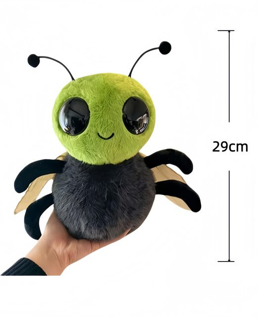 Yiran toy Grüne Fliegen, Plüschtiere, Rucksackanhänger, Grün - Bild 1