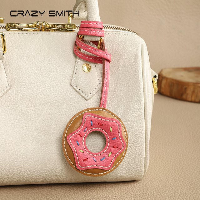 CRAZYSMITH Donut-Taschen-Anhänger, Leder - Bild 1