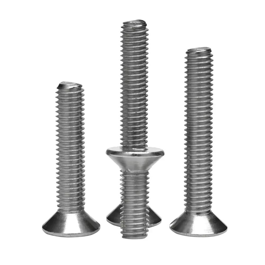 Senkkopf Innensechskantschrauben DIN 7991 aus Edelstahl A2-70 in Silber, M3 - Bild 2