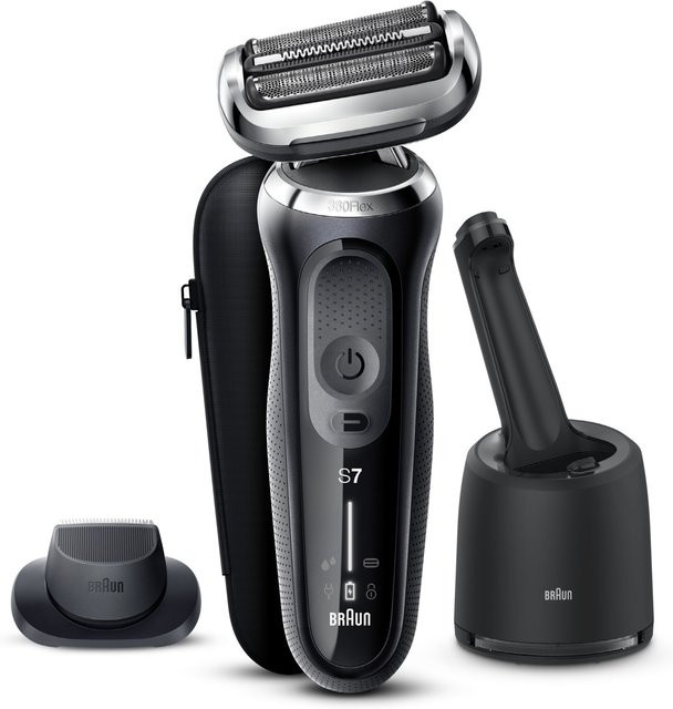 Braun Series 7 Rasierer 71-N7200cc in Schwarz mit gratis CC Rasierer - Bild 1