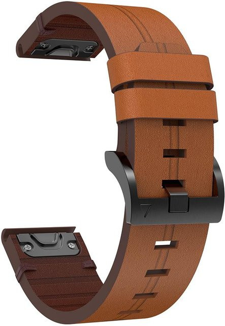 MY-CASE Uhrenarmband Leder, braun, Unisex - Bild 1