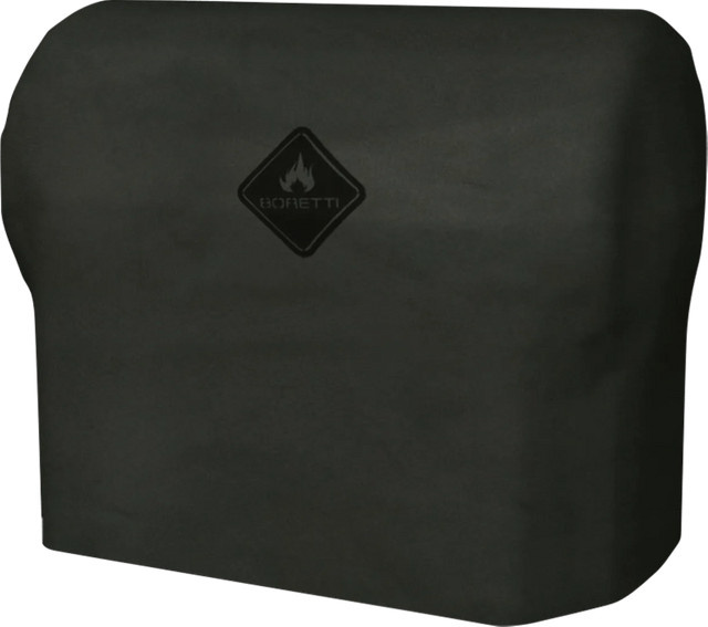 Boretti Grillabdeckung Barilo für Holzkohlegrills aus Polyester in Schwarz - Bild 1