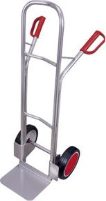 VARIOfit Aluminiumkarre mit Vollgummibereifung und Schaufel, Breite: 320 mm, Tiefe: 250 mm - Bild 1