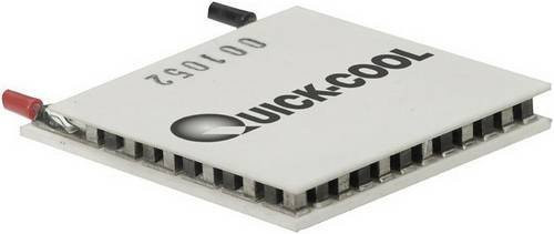 Quick-Cool HighTech Peltier-Element 2QC-127-63-6.5VMS, Weiß, B/T/H: 40 x 40 x 7,5 mm - Bild 1