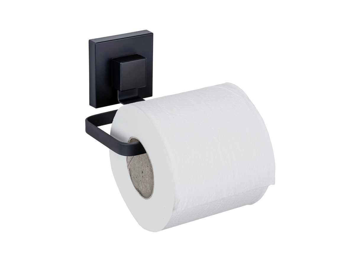 WENKO Vacuum-Loc Quadro Toilettenpapierhalter in Schwarz - Bild 3