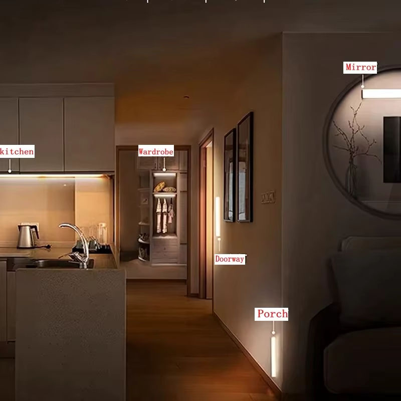 OKAL RED EAST LED-Schrankleuchte mit Bewegungsmelder, wiederaufladbar, weiß - Bild 3