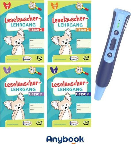 Anybook Starter-Set mit Anybook Pro Audiostift und Leselauscher Trainingsheften in Multicolor - Bild 1
