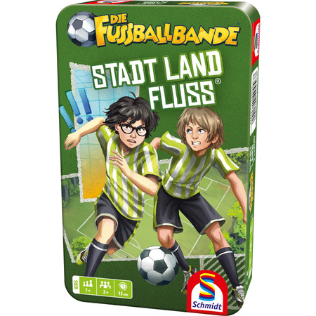 Schmidt Spiele Die Fussballbande, Stadt, Land, Fluss, Brettspiel, Quizspiel
