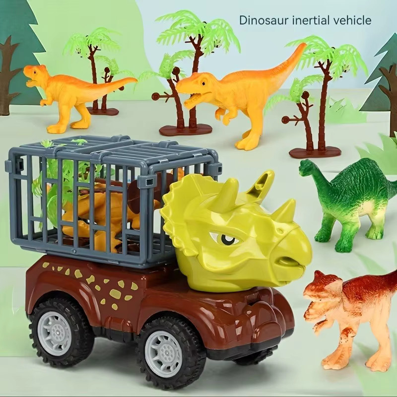 SONGYI Dinosaurier-Truck, Dinosaurier-Transportwagen, Spielset - Bild 4