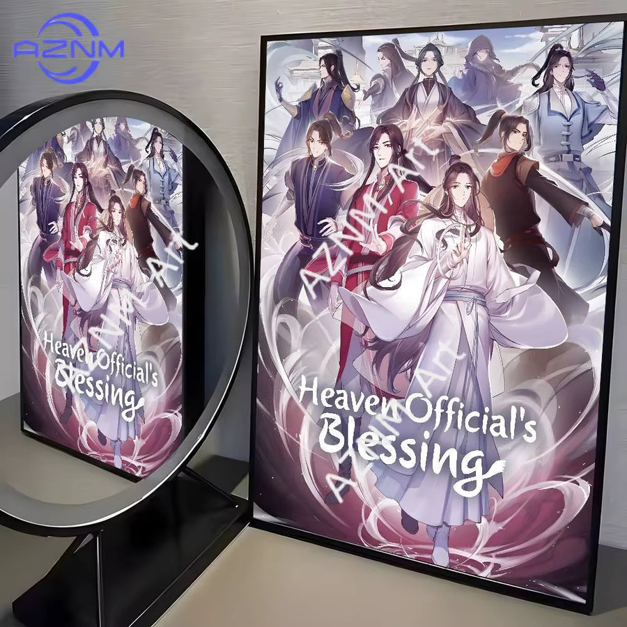 KAYOU Anime Heaven Officials Blessing Poster, Ästhetisches HD-Leinwand Kunstwerk als Wanddekoration in Mehrfarbig - Bild 2