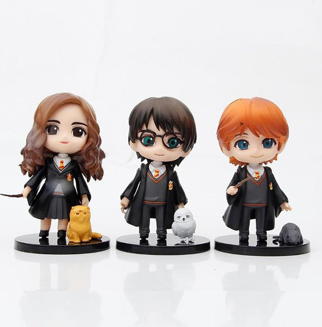 Harry Potter Hermione Ron Hedwig Vinylfigur, 3-10-teiliges Set, ab 14 Jahren - Bild 1