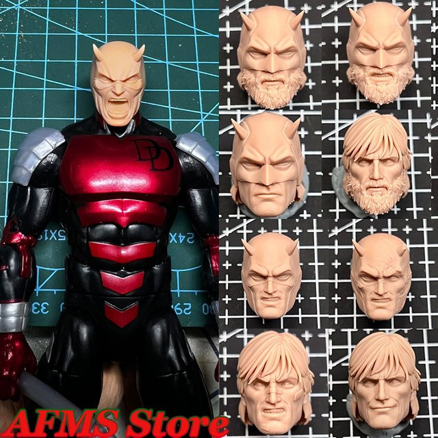 Hot Toys Marvel Daredevil Matt Murdock, Kopfskulptur, 1/12, Zubehör - Bild 1
