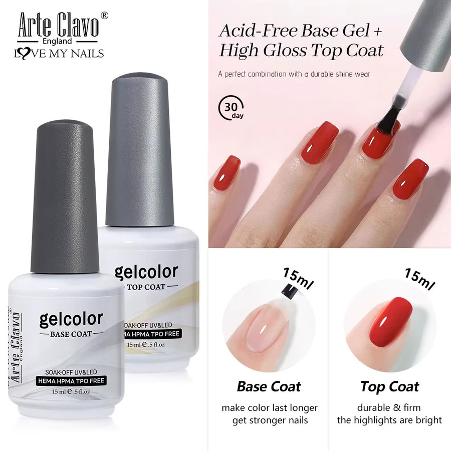 Arte Clavo Diamond Nowipe Top Coat, Glänzend, 15 ml - Bild 1