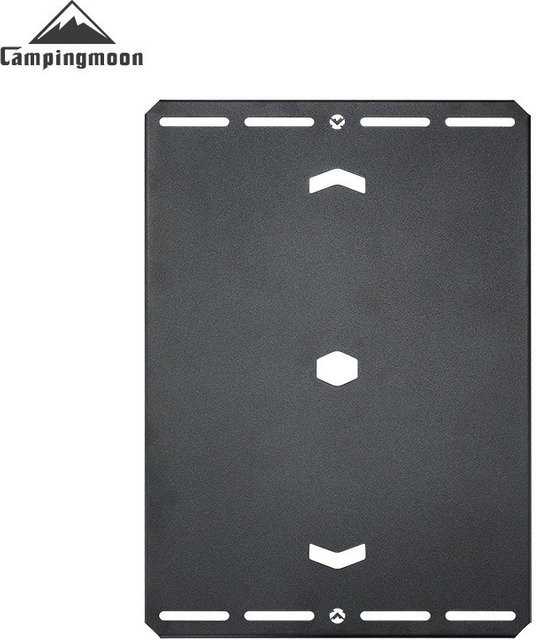 CAMPINGMOON CK-25BK-1P Einzelchip-IGT-Kombitisch aus Metall in Schwarz, passend für Snow Peak Stove Cover, faltbarer Outdoor-Campingtisch - Bild 1
