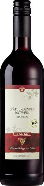 Eco Vin Spätburgunder Rotwein, Baden, 2023, trocken, 0,75 l - Bild 1