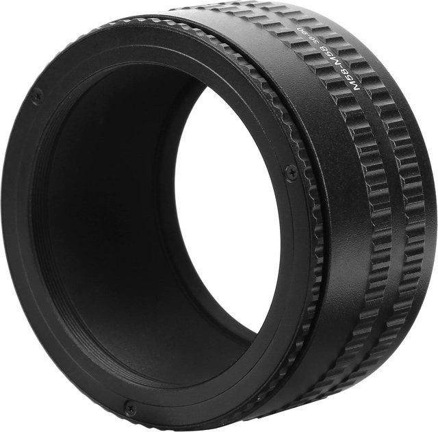 NEWYI M58-M58 Makro-Verlängerungstube mit einstellbarem Fokussier-Helicoid 36-90mm in Schwarz - Bild 1