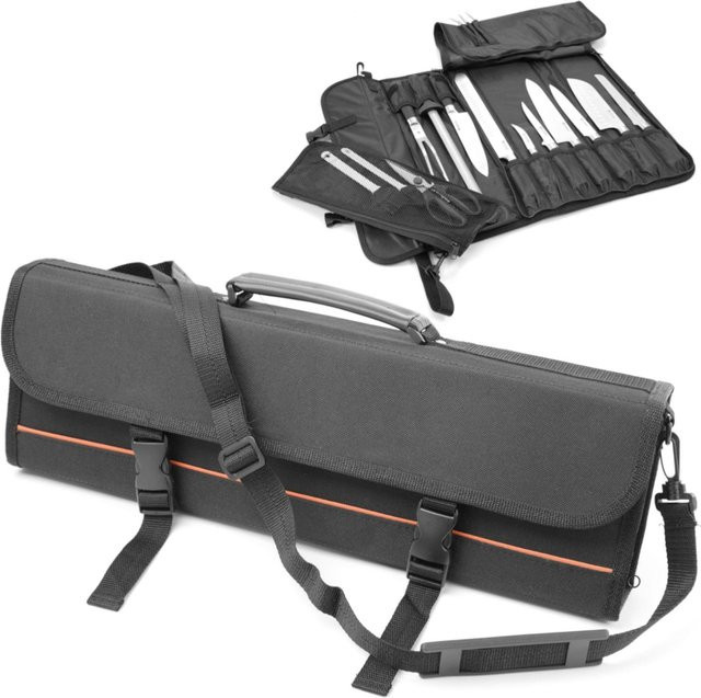 Hendi Kochtasche für 10 Messer bis 450 mm, Schwarz, B/T/H: 51 x 17 x 5 cm - Bild 1