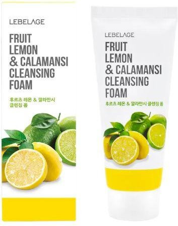 LEBELAGE Fruits Reinigungsschaum Zitrone & Calamansi, 100 ml - Bild 1