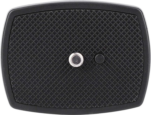 Yunteng Mini Tragbare Schnellwechselplatte aus ABS-Kunststoff mit 1/4-Zoll-Schraube für VCT668 und ST666 in Schwarz - Bild 1