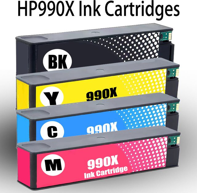 HP Tintenpatrone für PageWide Pro 750dw, 777z, MFP 772dn, 774dn, 779dn, 755DN sowie kompatibel mit HP 990, 990X, 990XL, 991 und 991X - Bild 1