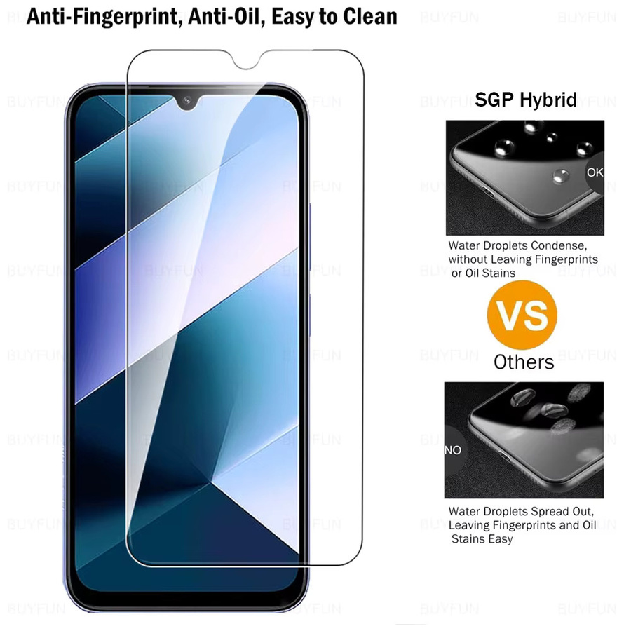 2er-Set Xiaomi Poco C85 4G Displayschutzfolie aus gehärtetem Glas, transparent - Bild 4