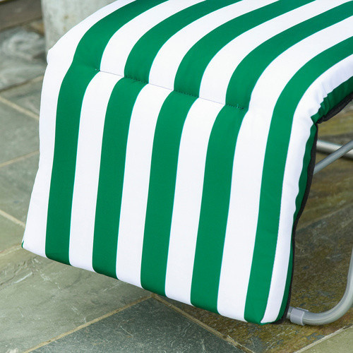 Outsunny Gartenliegen-Set aus Stahl mit Polsterung, 2-teilig, Grün-Weiß, B/H/T: 75 x 102 x 60 cm - Bild 6