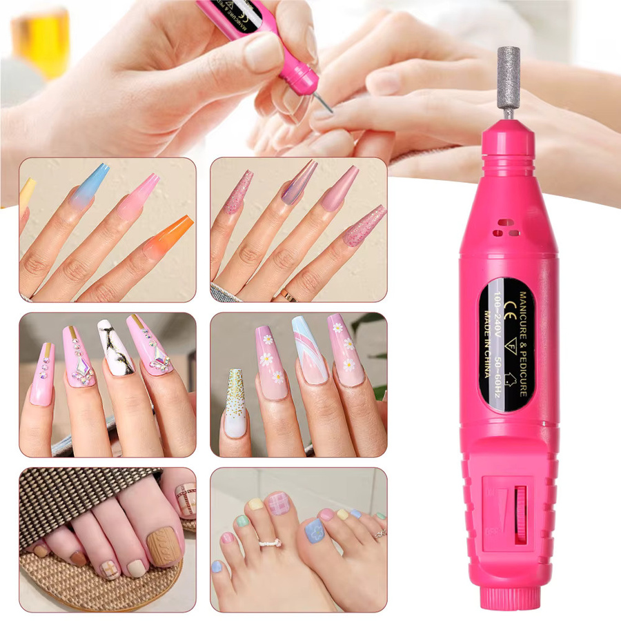 LULAA Elektrische Nagelschleifmaschine, Pink, Unisex - Bild 5
