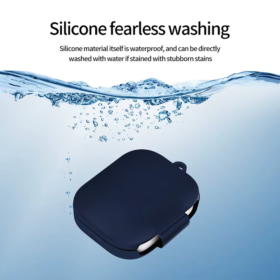 Silikon Schutzhülle für Xiaomi Redmi Buds 6 Active in Weiß - Bild 3