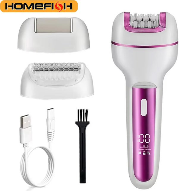 HOMEFISH 3-in-1 Damen-Epilierer, Elektrischer Haarentferner für den Körper - Bild 1
