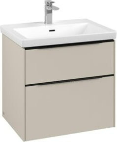 Villeroy & Boch Waschtischunterschrank Subway 3.0 in Cashmere Beige, Wandmontiert, Matt - Bild 1