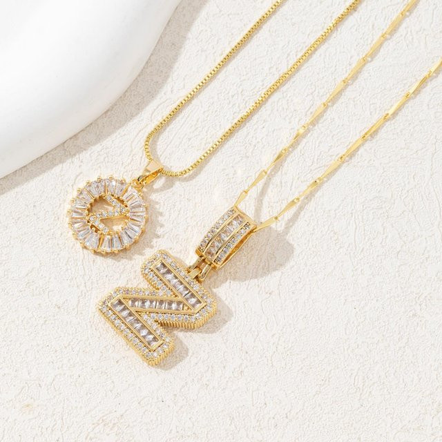 YIRAN Jewelry Halskette, Kupfer, Zirkonia, Kristall, Damen - Bild 1