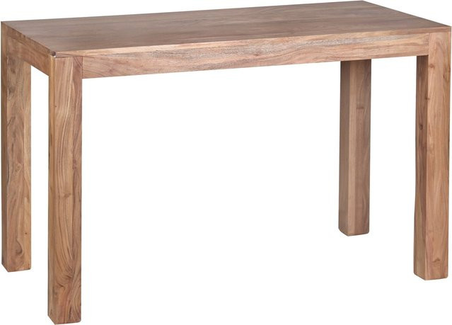 KADIMA DESIGN Esstisch NAKO aus Massivholz Akazie, quadratisch, braun, B/T/H: 120 x 120 x 76 cm - Bild 1
