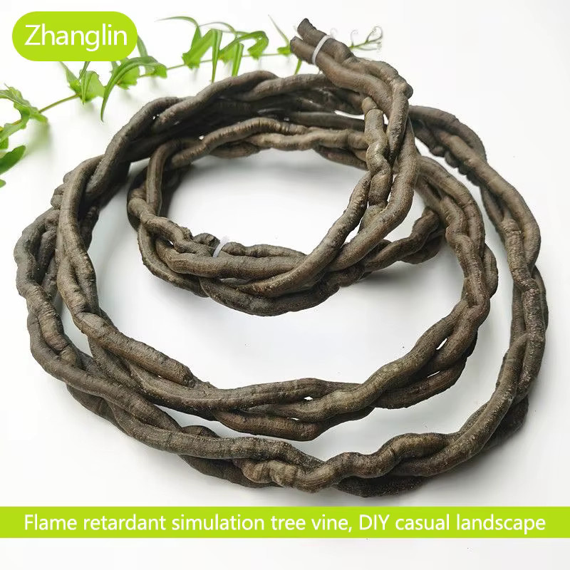 Zhanglin Künstliche Efeu-Rankpflanze Grün, Hängende Kletterpflanze für Aquarium, Aquascape und Wohnzimmer, Länge: 100 cm - Bild 2