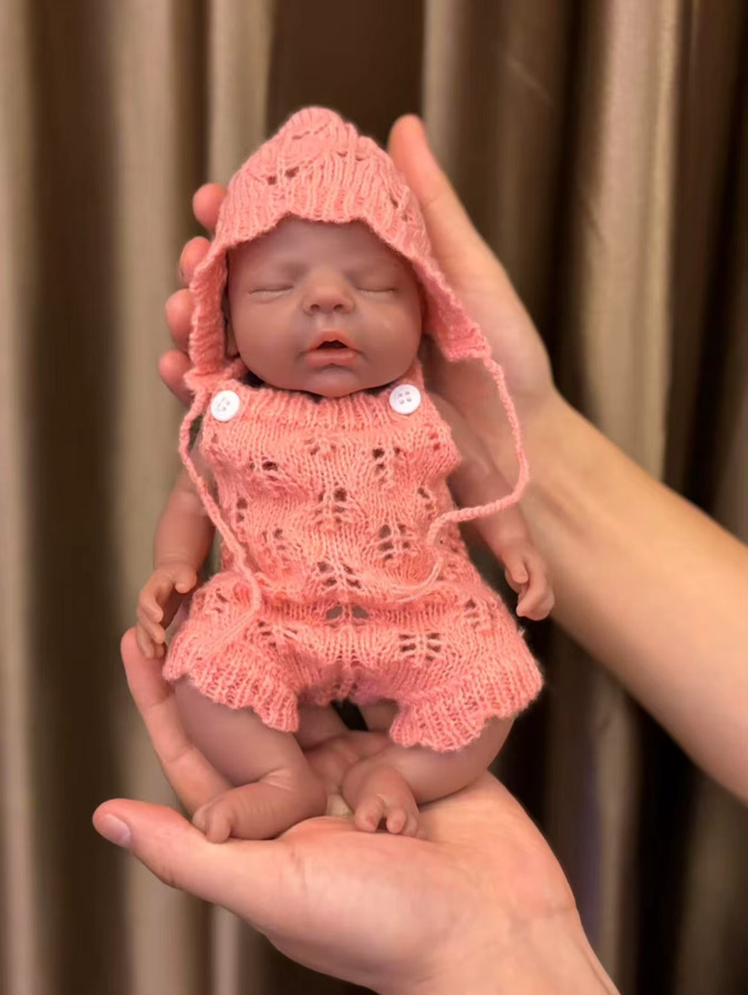 Aizwa Reborn Baby Puppe, Mädchen, Silikon, 10 Zoll - Bild 2