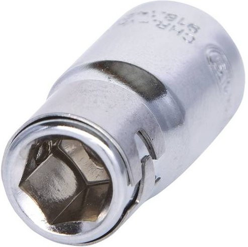 KS Tools Bit-Adapter Stecknuss 1/4 Zoll mit Spannring aus Edelstahl in Silber - Bild 1