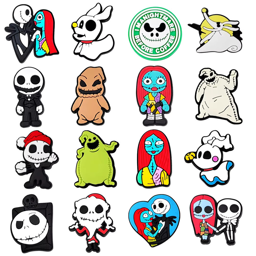 Hot Toys Charms, Nightmare Before Christmas, Schädel, Jack, Schuhzubehör - Bild 4