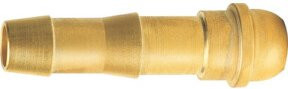 Schlauchtülle JAS aus Messing in Gold 1/4 Zoll x 6,3 mm - Bild 1