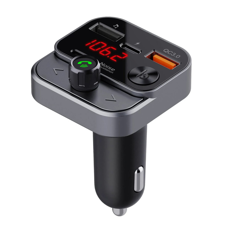 Technaxx FMT1700BT FM-Transmitter mit Bluetooth in Schwarz - Bild 3