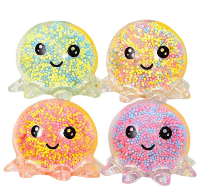 A Family Of Home Textiles Leuchtender Oktopus Quetschball, Stressball - Bild 1