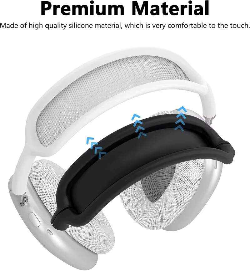 2in1 Schutzhülle für Apple AirPods Max Kopfhörer in Schwarz oder Grau - Bild 5