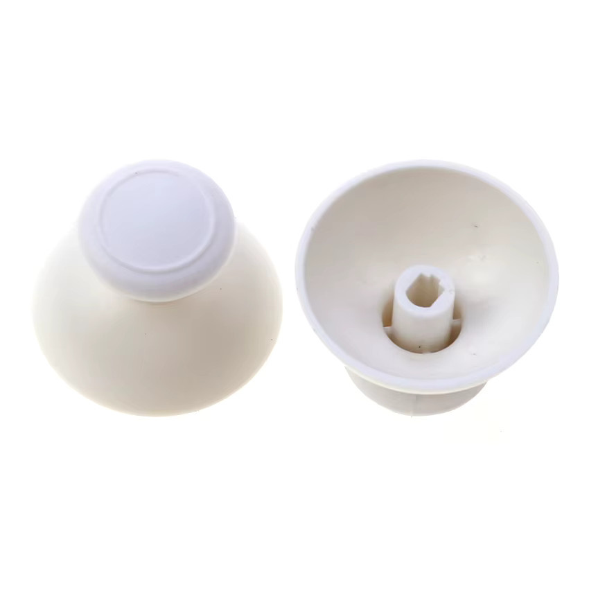 YuXi 2 Stück 3D Analog Joystick Abdeckung Thumbstick Grip Cap Button Ersatz für WII Gamepad in Weiß - Bild 2
