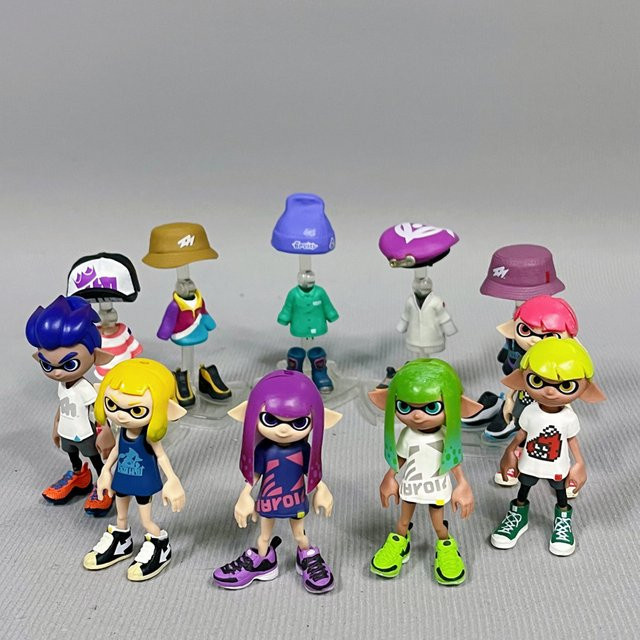 Bandai Splatoon Action Figure, Sammlerpuppe, 4cm - Bild 1